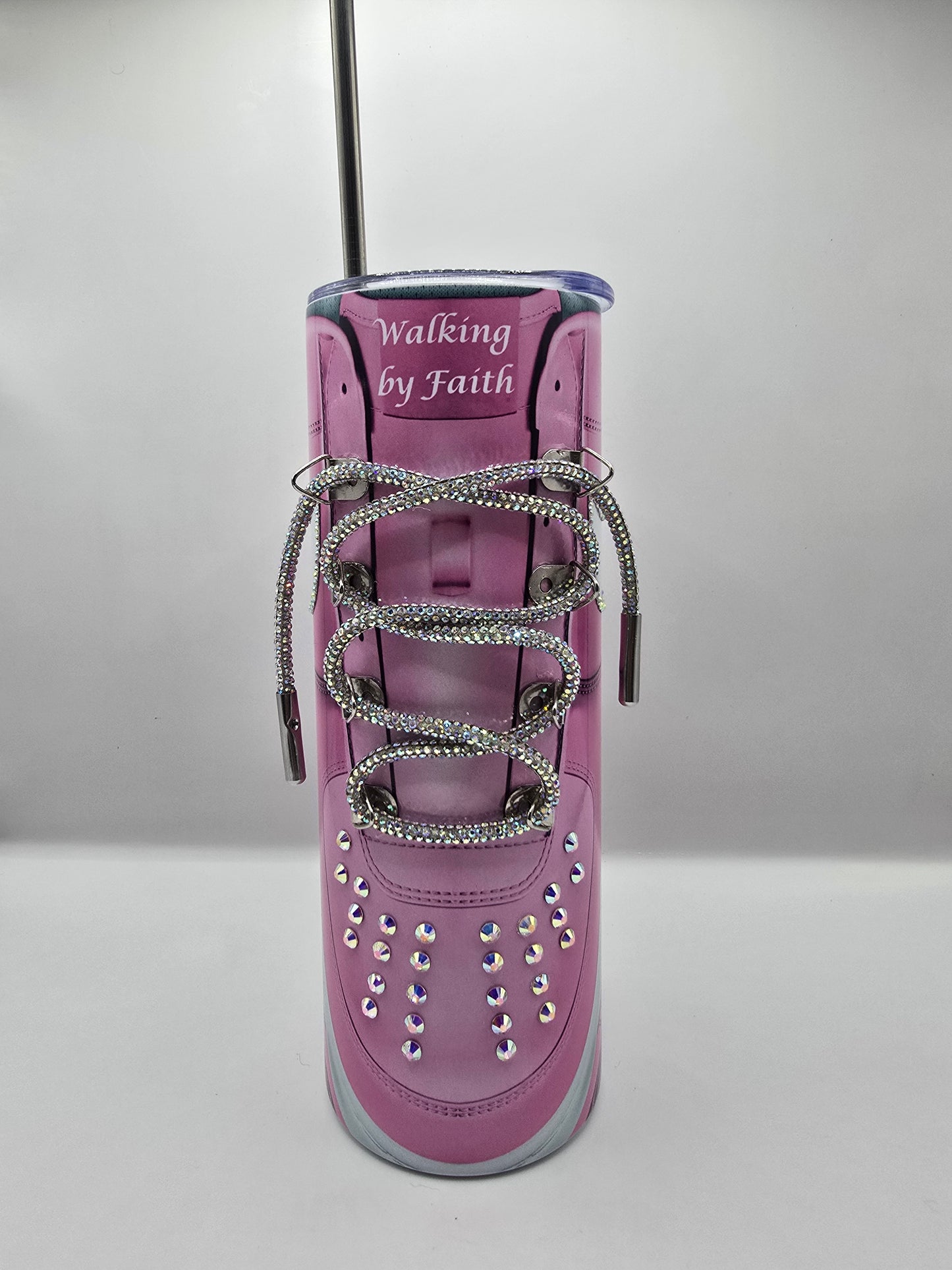 Walking by Faith Sneaker Tumbler