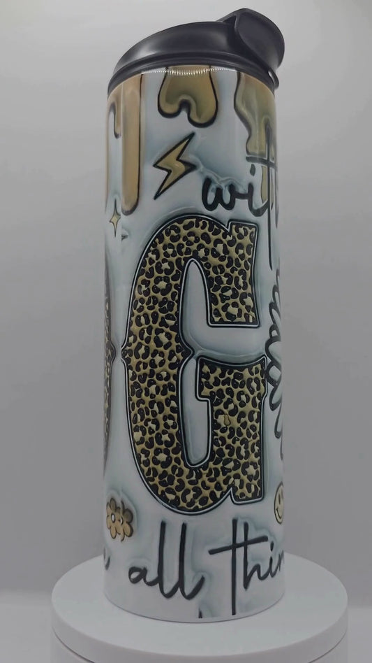 Inflated With God all Things are Possible Tumbler
